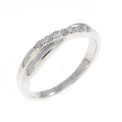 Nhẫn kim cương K10WG 0.07CT - Hàng hiệu Authentic