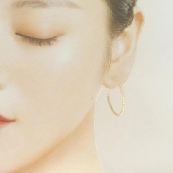 Bông tai Vancleef & Arpels Perlè Hoop Nhỏ - Hàng hiệu Chính hãng 843614