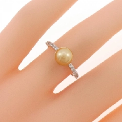 Nhẫn ngọc trai trắng K18WG 6.7mm - Hàng hiệu Authentic 848639