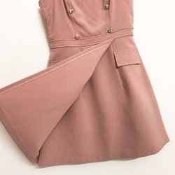 Đầm yếm hồng ruốc size S 140456
