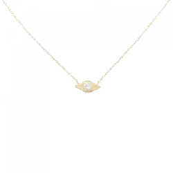 Dây chuyền kim cương K18YG 0.09CT - Hàng hiệu Chính hãng