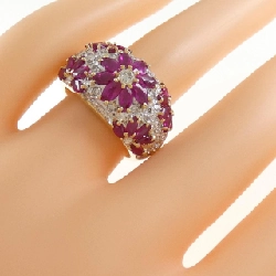 Nhẫn Ruby K18YG/K18WG 3.00CT 672467