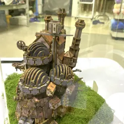 ※Mô hình lắp ráp gỗ Miyazaki Hayao trong phim Howl's Moving Castle, đồ trang trí 779788