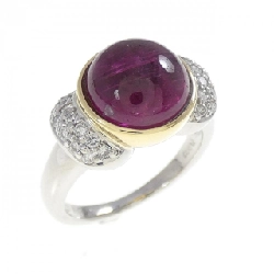 Nhẫn Tourmaline K18YG/PT900 4.51CT - Hàng hiệu Chính hãng