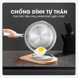 Đầu Tư Vĩnh Cửu: Chảo Inox KALITE KL826V – Chống Cong Vênh, Dùng Được Mọi Loại Bếp! 732604