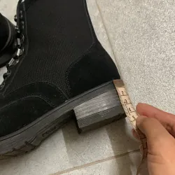 Giày boot nữ đen cao 4cm  759572