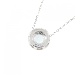 Dây chuyền Aquamarine PT900/PT850 0.37CT - Hàng hiệu Authentic 859854