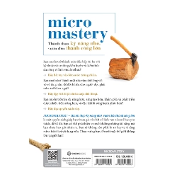 Micromastery - Thành Thạo Kỹ Năng Nhỏ, Vươn Đến Thành Công Lớn - Robert Twigger 296386