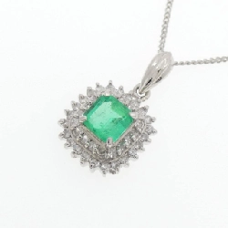 Dây chuyền Emerald PT900/PT850 0.61CT - Hàng hiệu Authentic 846703