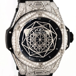 Hublot Big Bang Unico Sang Bleu Titanium Pavé 415.NX.1112.VR.1704.MXM17 TI tự động - Hàng hiệu Chính hãng 888481