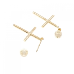 K18YG Khuyên tai hình chữ thập - Hàng hiệu Chính hãng 867040