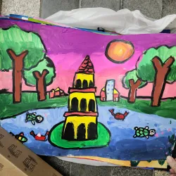 Combo 25 bức tranh vẽ acrylic về phong cảnh 799924