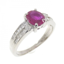 Nhẫn ruby PT900 0.71CT