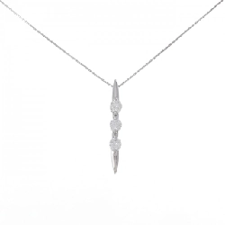 Dây chuyền kim cương 3 viên 2WAY PT900/PT850 0.50CT - Hàng hiệu Chính hãng