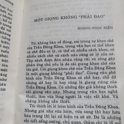 Vì một cách tiếp nhận tác phẩm văn học, tập hợp những bài viết về "Chân dung và đối thoại 320654