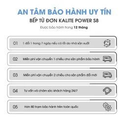 Bếp từ đơn Kalite Power S8 – Nấu nhanh, tiết kiệm thời gian cho mọi gia đình 957248