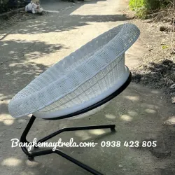 Ghế tròn mây nhựa ban công 703696