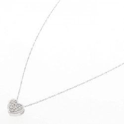 K18WG Dây chuyền kim cương hình trái tim 0.06CT - Hàng hiệu Chính hãng 858577