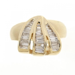 Nhẫn kim cương K18YG 0.45CT - Hàng hiệu Authentic 853831