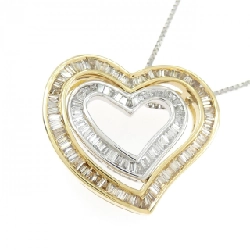 K18YG/K18WG Dây chuyền hình trái tim kim cương 0.43CT - Hàng hiệu Chính hãng 860088