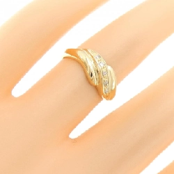 Nhẫn kim cương K18YG 0.04CT 670208