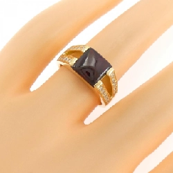 K18YG Garnet Ring - Hàng hiệu Authentic 850660