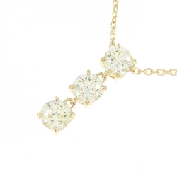 K18YG Dây chuyền kim cương 0.317CT 0.312CT 0.324CT VLY SI1 VG-GOOD - Hàng hiệu Chính hãng 873712