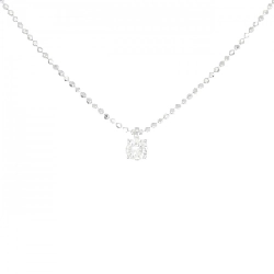 Dây chuyền kim cương Solitaire PT900/K18WG 0.31CT - Hàng hiệu Chính hãng