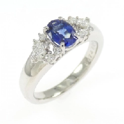 Nhẫn Sapphire PT900 0.74CT - Hàng hiệu Chính hãng