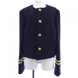 Áo khoác không cổ CELINE SPENCER CAPTAIN JACKET 2V75F6700