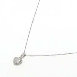 Dây chuyền kim cương PT950/PT850 0.328CT D IF hình trái tim - Hàng hiệu Authentic 873617