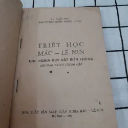 Triết học Mác- CHỦ NGHĨA DUY VẬT BIỆN CHỨNG. Tđ Trung cấp. Ban Tuyên Huấn TW 1987 748494