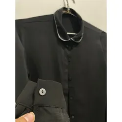 ÁO SƠ MI IVY MODA* MÀU ĐEN* SIZE M* TẶNG QUÀ 0Đ *FREESHIP