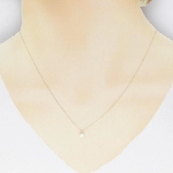 K18YG Solitaire Dây chuyền kim cương 0.10CT - Hàng hiệu Chính hãng 864867