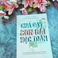 Cha dạy con gái học toán