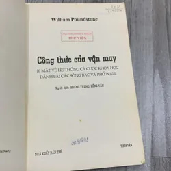 Công thức của vận may - william poundstone. 3a5 717396
