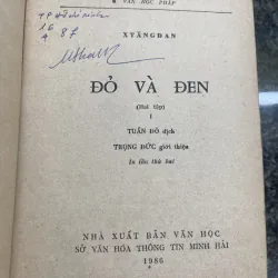 Đỏ và đen Xtangđan XB 1986 787292
