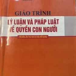 Giáo trình Lý luận và pháp luật về quyền con người