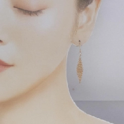 Bông tai mini lưới Tiffany một bên - Hàng hiệu Authentic 846448