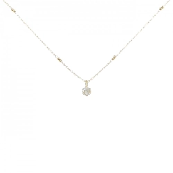 Dây chuyền kim cương K18YG 0.20CT - Hàng hiệu Chính hãng