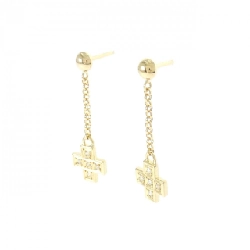 K18YG Bông tai kim cương 0.06CT - Hàng hiệu Chính hãng 875842