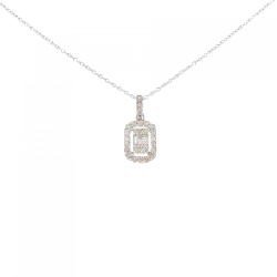 K18WG Dây chuyền kim cương 0.25CT - Hàng hiệu Chính hãng