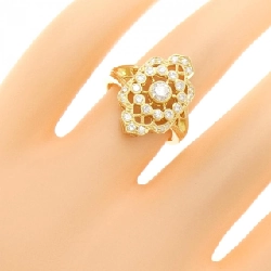 Nhẫn kim cương K18YG 0.51CT 670409