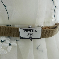 Đầm midi lụa thêu hoa PRADA FLORAL EMBROIDERED SILK MIDI DRESS P3L88R SOOO 14KF - Hàng hiệu Authentic 812949