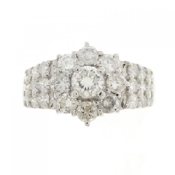 Nhẫn kim cương hoa PT900 1.50CT 670685