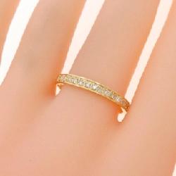 Nhẫn kim cương K18YG Half Eternity 0.20CT - Hàng hiệu Authentic 846494