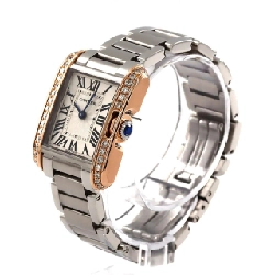 Cartier Tank Anglaise SM PG Combi/D W3TA0002 SSxPG Quartz - Hàng hiệu Authentic 873409