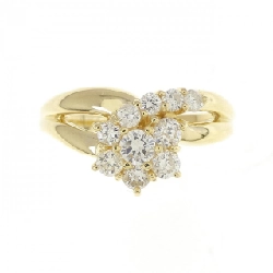 Nhẫn kim cương hoa K18YG 0.52CT - Hàng hiệu Authentic 856035