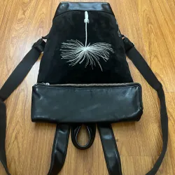 Balo nữ da thật phối da lộn 2hand