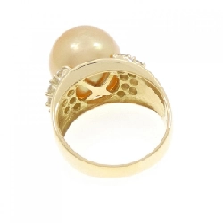 Nhẫn ngọc trai trắng K18YG 671079